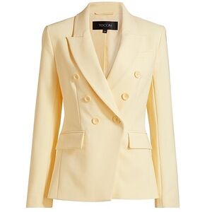 TOCCIN Kylie Double Breasted Blazer Butter color